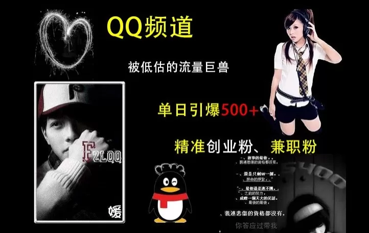 QQ频道：被低估的流量巨兽，单日引500+精准创业F、J职粉的引流秘籍-颜夕资源网-第18张图片