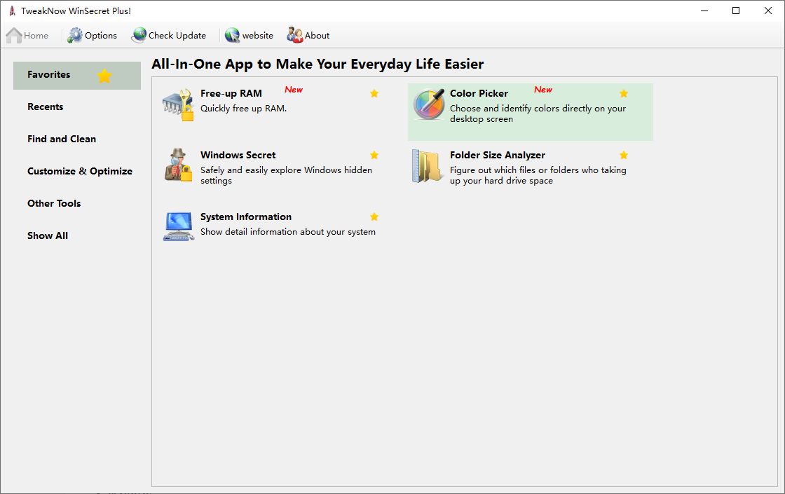 TweakNow WinSecret Plus 系统优化工具 v6.1.1 中文便携版-颜夕资源网-第18张图片
