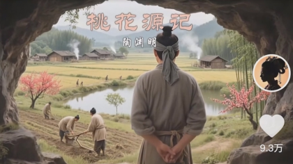 把课本里的古文做成爆火AI视频！流量猛的不行，7个作品涨粉23万＋-颜夕资源网-第19张图片