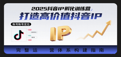 2025抖音IP孵化训练营，打造高价值抖音IP的完整运营体系-颜夕资源网-第18张图片