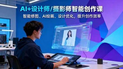 AI+设计师/摄影师智能创作课：智能修图、AI绘画、设计优化，提升创作效率-颜夕资源网-第18张图片