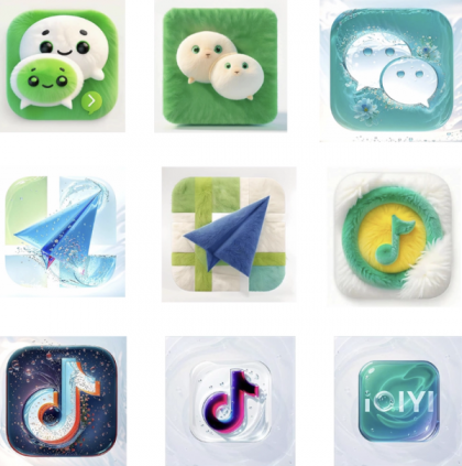 非常好看治愈的 夏日冰爽 水嫩手机APP图标 苹果安卓都可以安装-颜夕资源网-第18张图片