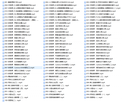 PS人像二次元AI智能修图合成课（视频）-颜夕资源网-第18张图片
