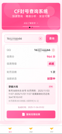 CF封号查询助手V1.0-颜夕资源网-第18张图片