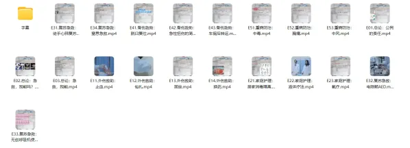 必备急救知识，听听真正的专业方法！上海交通大学:急救知识(全20讲)-颜夕资源网-第16张图片