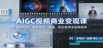 AIGC视频商业变现课：脚本创作、素材生成、剪辑，轻松做商业视频接单-颜夕资源网-第18张图片