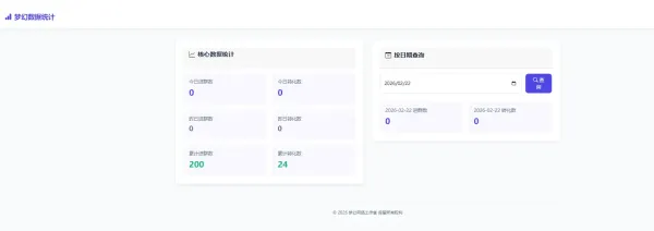 梦幻数据统计1.0版本，拉新推广可以后台指定数据的-颜夕资源网-第19张图片