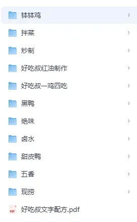 【全套卤肉熟食配方】，感兴趣的可以看看-颜夕资源网-第18张图片