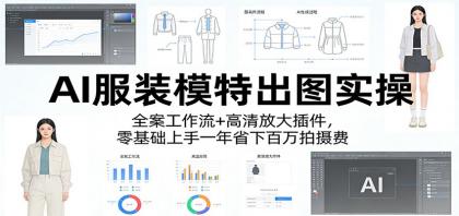 AI服装模特出图实操：全案工作流+ 高清放大插件，零基础上手一年省下百万拍摄费-颜夕资源网-第18张图片