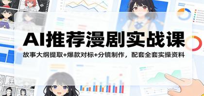 AI推荐漫剧实战课：故事大纲提取+爆款对标+分镜制作，配套全套实操资料-颜夕资源网-第18张图片
